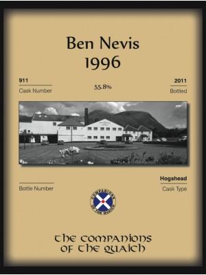 Ben Nevis The Calgary & Victoria Chapters of The Companions of the Quaich 1996 15 Years Old