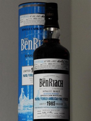Benriach 27yo 1985/2013 (48.9%, OB, C#7188, 257 Bts.)