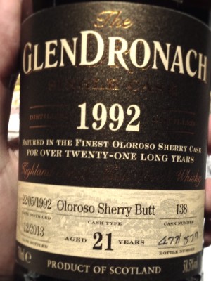 GlenDronach 1992 21 Year Old #138
