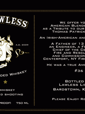 Lawless Liquors Tom Lawless American Blended