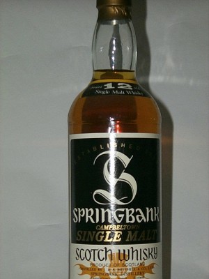 Springbank 12 Year old Bottled 1980's
