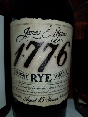 James E. Pepper 1776 Straight Rye 15yr