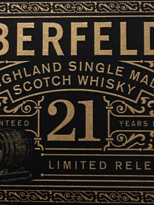 Aberfeldy 21 YO Highland Single Malt 40% abv