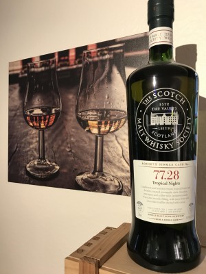 Glen Ord SMWS 77.28 (25 year old - August 1987) "Tropical Nights" - New Charred Oak cask - 54.9% ABV