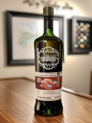 Bunnahabhain SMWS Distillery 10 Small Batch Release (7 year - Oct. 2013) "Smoky Maritime Hit" - 2nd-fill Pedro Ximenez & re-charred hogsheads - 59.6% ABV