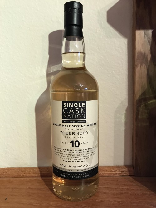 Tobermory 10 year Heavily Peated Single Cask Nation