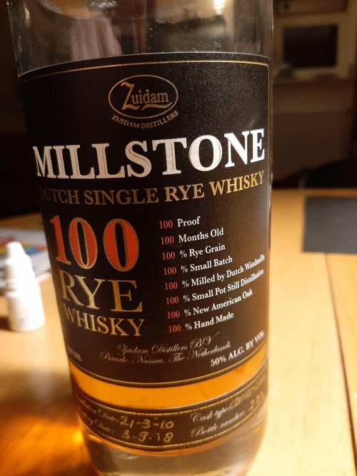 Millstone  100 Rye whisky 