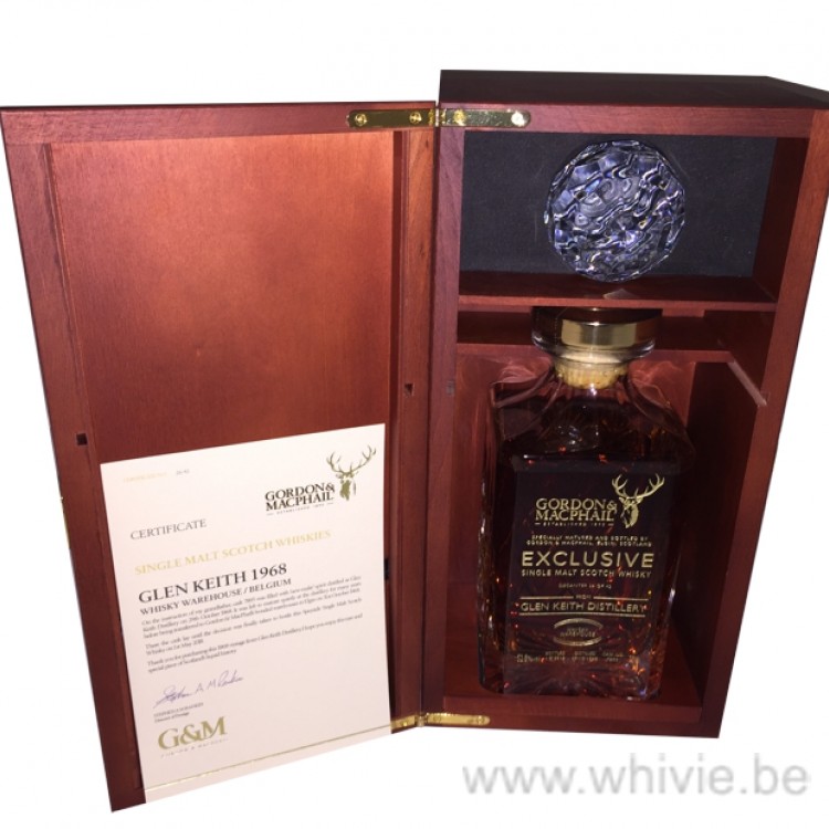 Glen Keith 49 Year Old 1968 Gordon & Macphail Exclusive for Whisky Warehouse