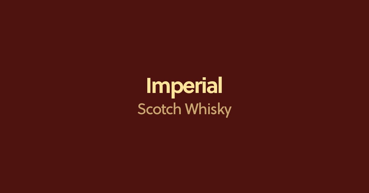 Imperial Scotch Whisky Whisky Connosr