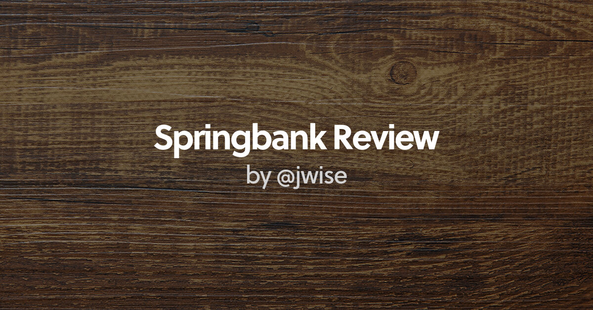 Review of Springbank 15 Year Old by jwise Whisky Connosr