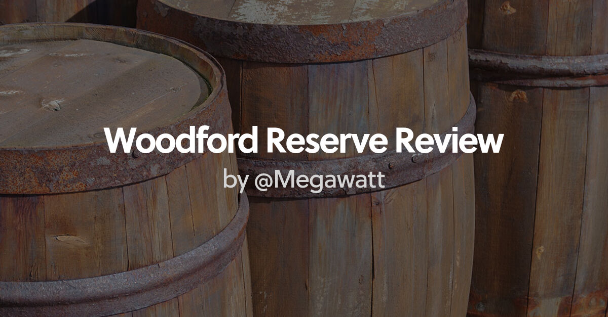 Review of Woodford Reserve Rye by Megawatt Whisky Connosr
