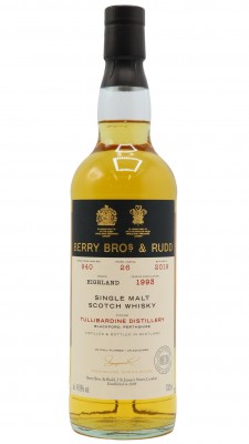 Tullibardine Berry Bros & Rudd - Single Cask #940 1993 26 year old