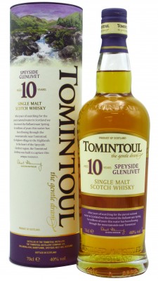 Tomintoul Speyside Single Malt Scotch 10 year old