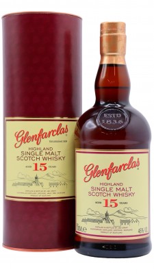 Glenfarclas Highland Single Malt Scotch 15 year old