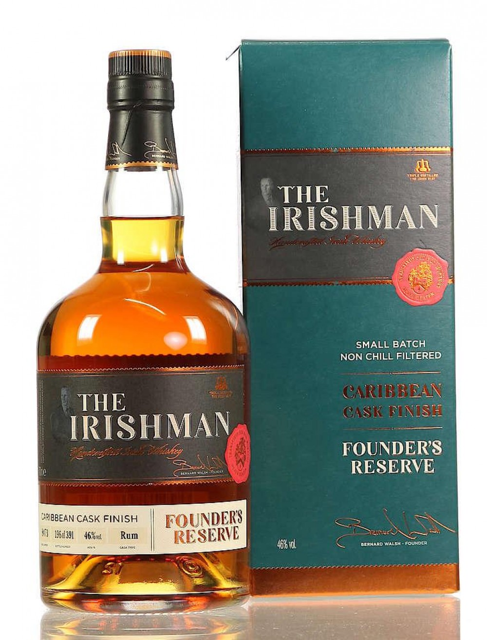 Review of Walsh Whiskey The Irishman Caribbean Cask Finish by dloewen