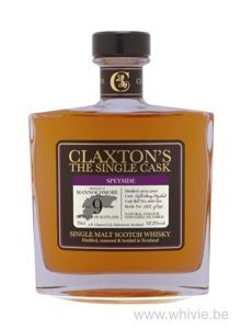 Mannochmore 9 Year Old 2010 Claxton’s
