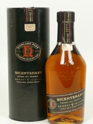 Highland Park 1977 Bicentenary Vintage Reserve