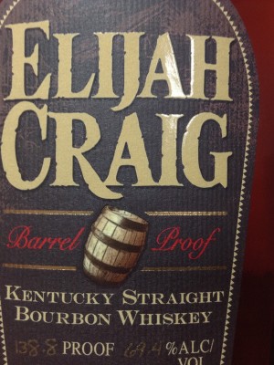 Elijah Craig Barrel Proof Batch #10  138.8 Proof