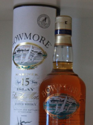 Bowmore 15 year old Mariner, Old Packaging