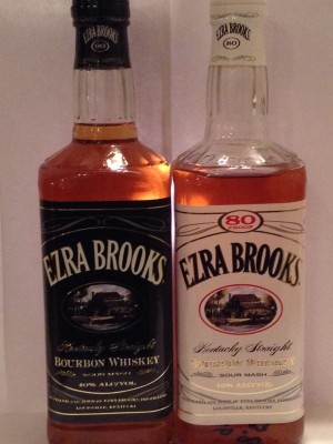 Ezra Brooks Black Label 90 but 40 percent alc/voll