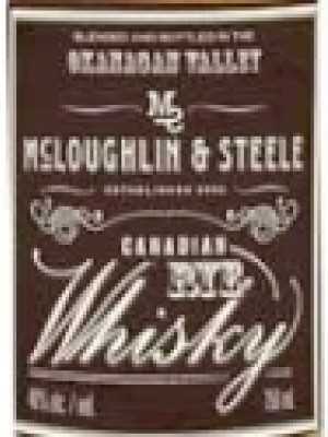 OKANAGAN SPIRITS McLOUGHLIN & STEELE CANADIAN RYE Whisky