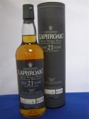 Laphroaig Cask Strength 21 Year old bottle 824 of 1427
