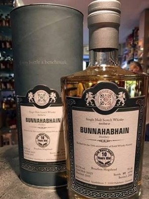 Bunnahabhain Peated 2005 (10 YO) Single Cask. Anniversary bottling for Eslöf Whisky Society. 