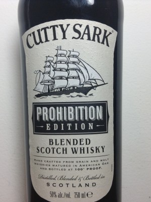 Cutty Sark Prohibition