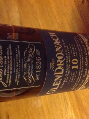 GlenDronach 10 years selected & bottled for the Netherlands