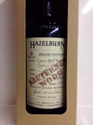Hazelburn 2002 8 Year Old Sauternes Wood Finish