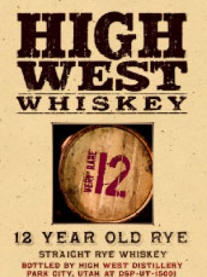 High West 12 year old Rye