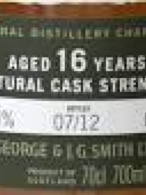 Glenlivet Nadurra 16 Batch 0712U 55.5% abv