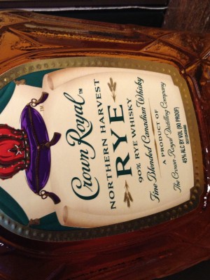 Crown Royal Nortern Harvest Rye  bottle code L5 104 N5