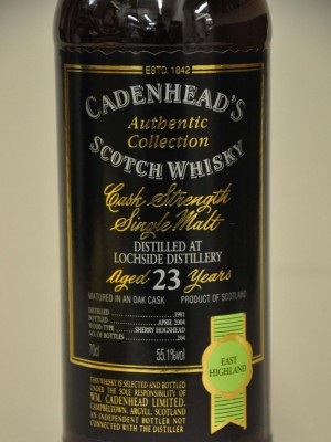 Lochside 1981 - 23 years Cadenhead's (sherry cask)