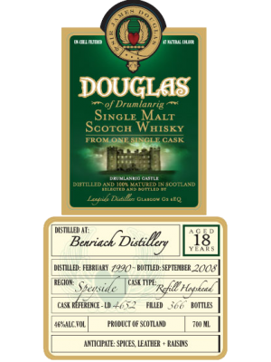 Douglas Laing Douglas of Drumlanrig Benriach 18 Year Old