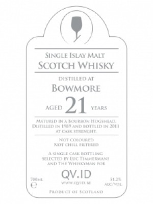 Bowmore Q.V.I.D. 21 years