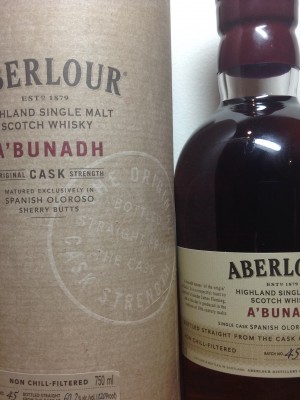 Aberlour A'BUNADH Batch 45 120 proof