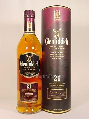 Glenfiddich 21 Years Finished in Caribbean Rum Casks