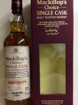 MacKillop's Choice Highland Park 1981 Cask 6085