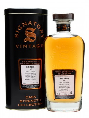 Ben Nevis 1992/19 Year Old/Cask #2305/Signatory Vintage Cask Strength Collection