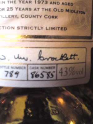 Midleton 25 year old