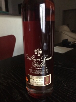 William Larue Weller 2015 Kentucky Straight Bourbon Whiskey 67.3% ABV