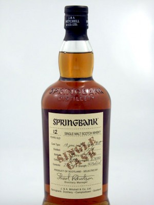 Springbank 12 year old single cask sherry 