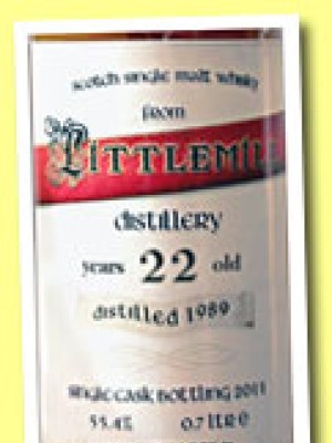 Littlemill 1989 22 Year Old Whisky Box