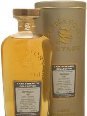 Signatory Laphroaig 19 year Cask strength Bourbon Barrel Disteilled 25/06/1991 Bottle No 198/231