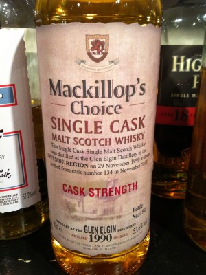 Mackillop's Choice Glen Elgin 1990