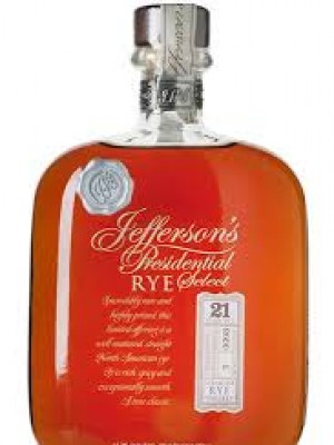 Jefferson's Presidential Select 21yr Rye