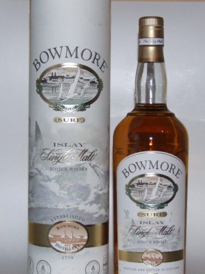 Bowmore Surf Old Packaging