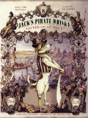Jack Wieber Islay Cask Strength Jack's Pirate whisky 5 y