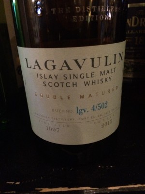 Lagavulin Distillers Edition Batch no. 1gv. 4/502